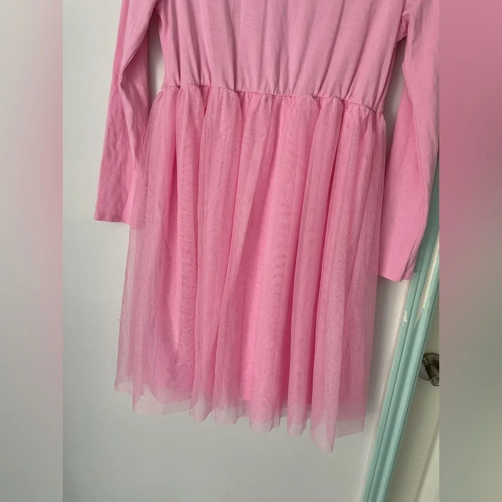 Wonder Nation Pink Long Sleeve Dress